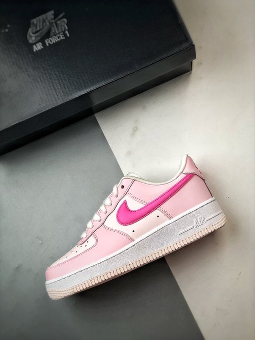 Air Force 1 '07 Low Rosa e Branco - Vista 8