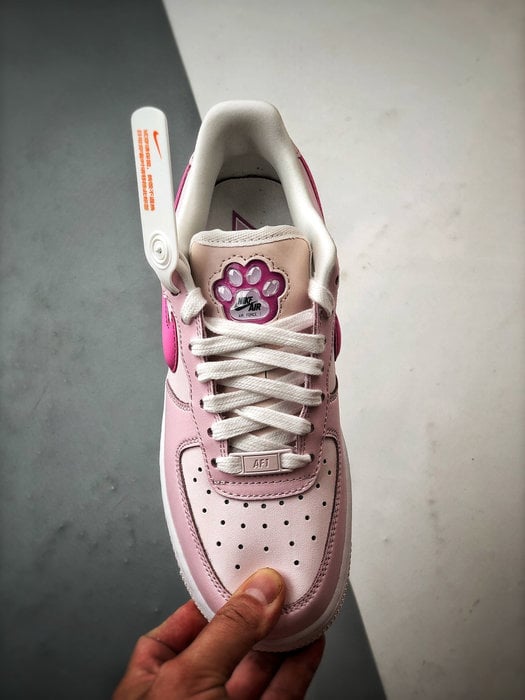 Air Force 1 '07 Low Rosa e Branco - Vista 9