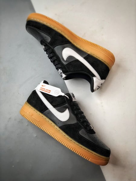 Air Force 1 '07 Low Branco e Preto Sola Natural - Vista 6