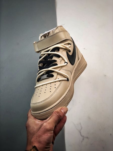 Air Force 1 07 Mid Marrom e Preto Cordao - Vista 5