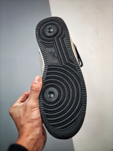 Air Force 1 07 Mid Cinzento e Verde Camurca - Vista 5