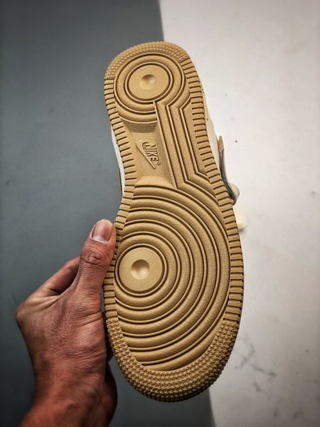 Air Force 1 07 Mid Branco e Caqui Caneta - Vista 4