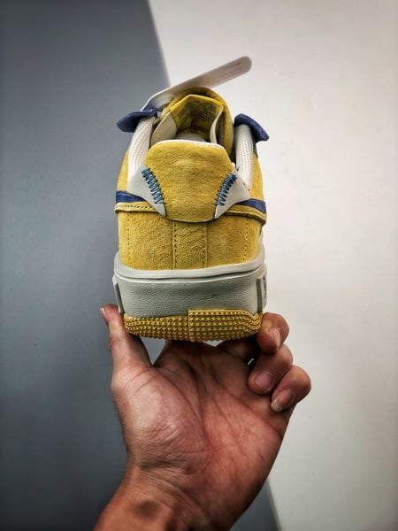 Air Force 1 Fontanka Desconstruido Vintage Amarelo e Azul - Vista 3
