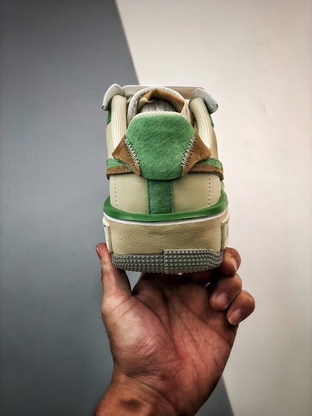 Air Force 1 Fontanka Desconstruido Bege Marrom e Verde - Vista 3