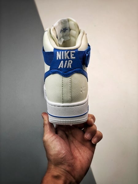 Air Force 1 High Branco e Azul Precioso - Vista 2