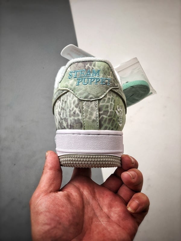 Air Force 1 Low Dragon Year Branco e Ciano - Vista 3