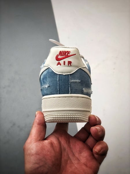 Air Force 1 Low 'By You' Jeans Lavado Azul - Vista 3