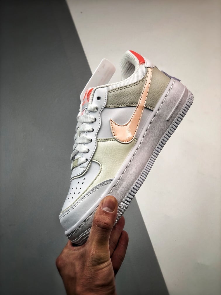 Air Force 1 Shadow Branco e Marrom - Vista 2