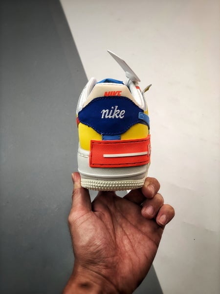 Air Force 1 Shadow Branco Azul e Vermelho - Vista 4