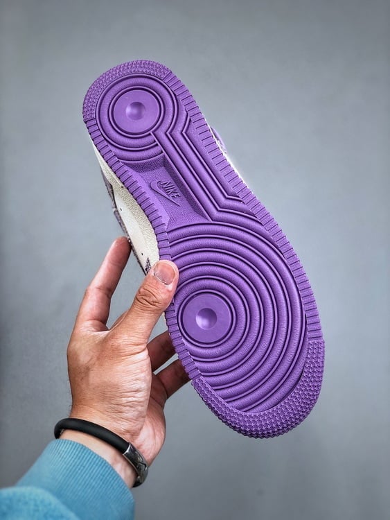 Air Force 1 X GUCCI Roxo com Tiras - Vista 3