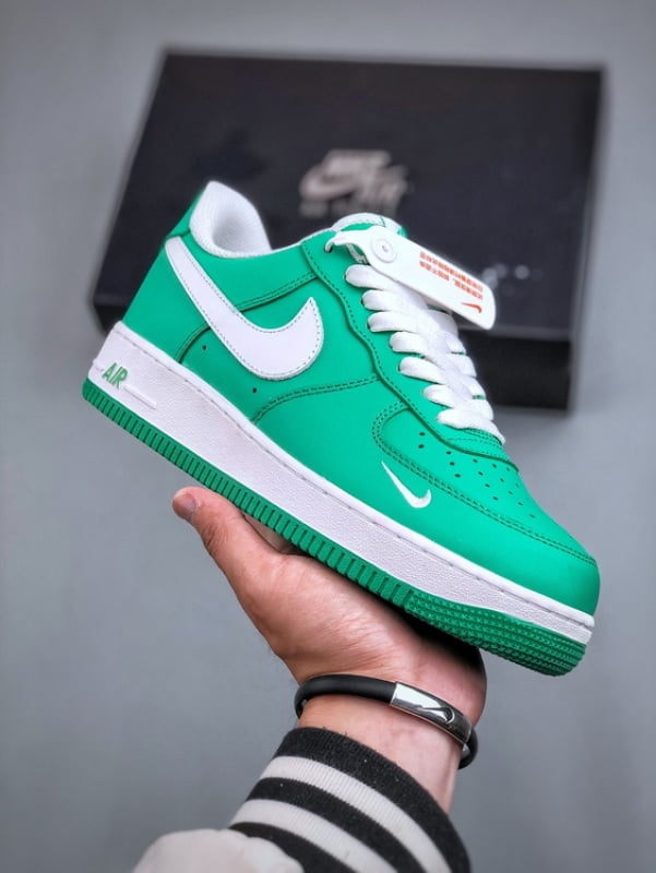 Air Force 1 '07 Low Ciano e Jade - Vista 1