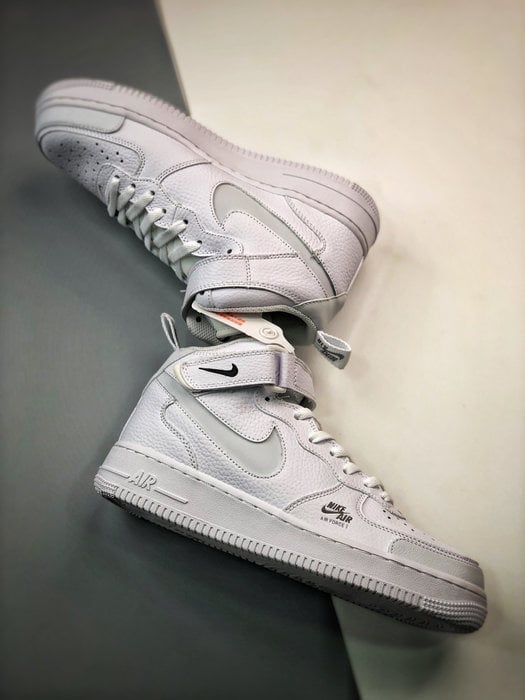 Air Force 107 Mid Branco Anjo 3M Reflexo - Vista 8