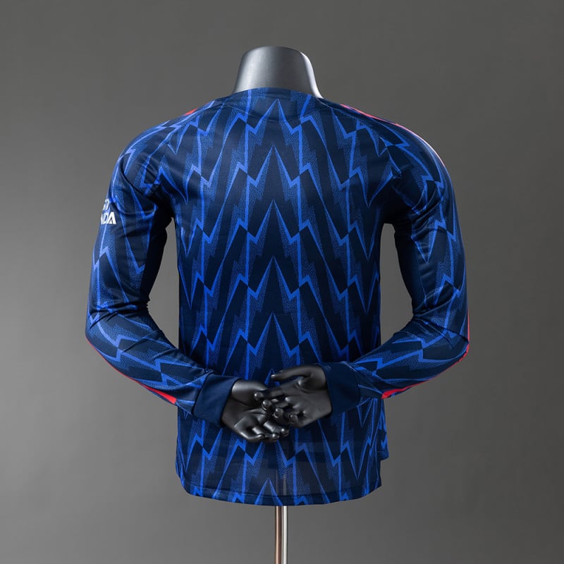 Arsenal 25/26 Away manga-longa versão jogador - Vista 2