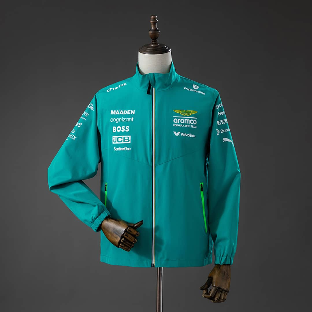 Corta-Vento Aston Martin F1 Verde 2025