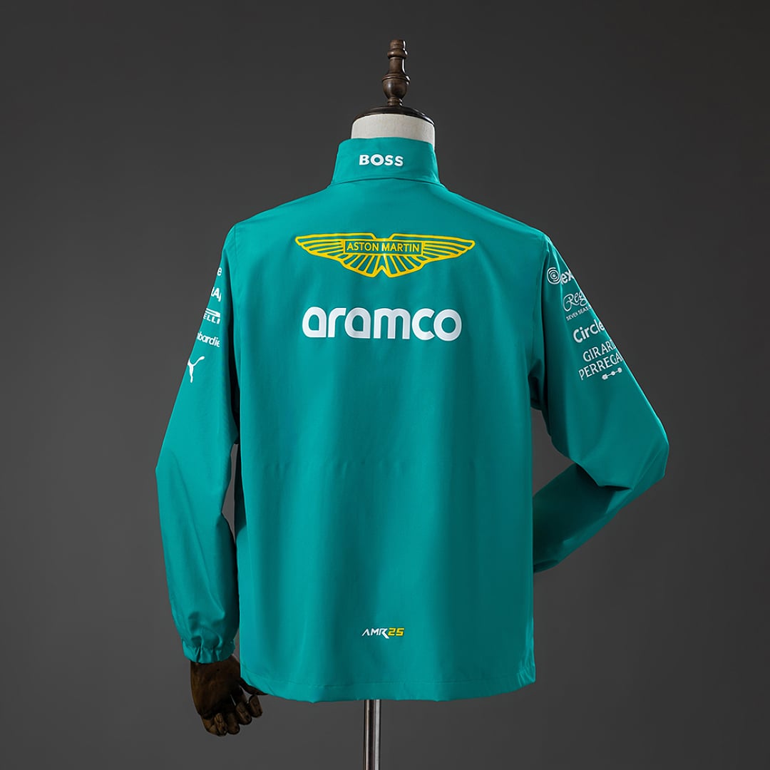 Corta-Vento Aston Martin F1 Verde 2025 - Vista 2