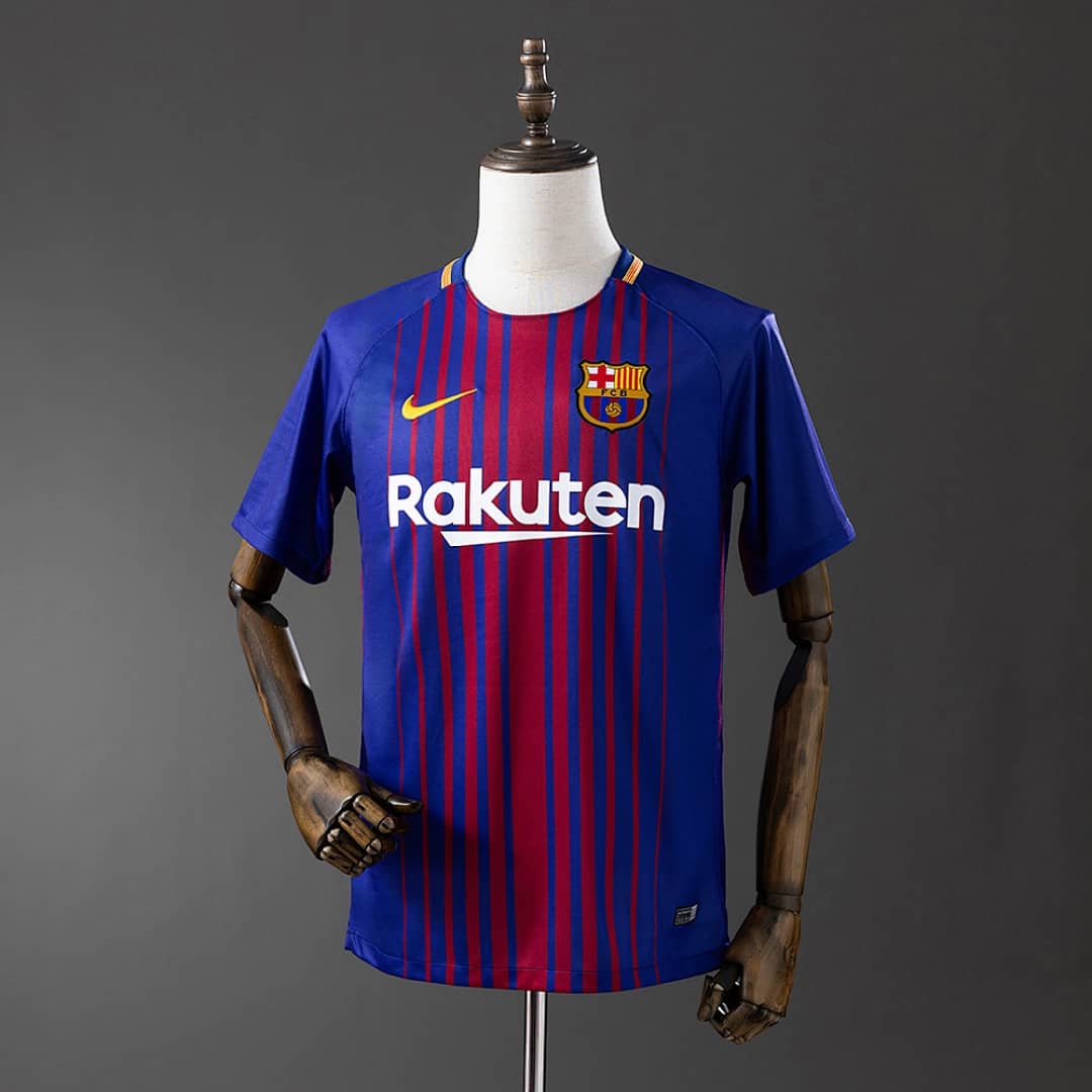 Camisola Principal do FC Barcelona 2017/2018 (Retro)