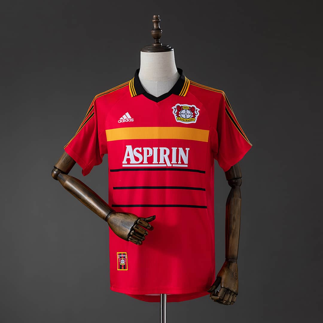 Camisola Principal Bayer Leverkusen 1998/2000 Retro