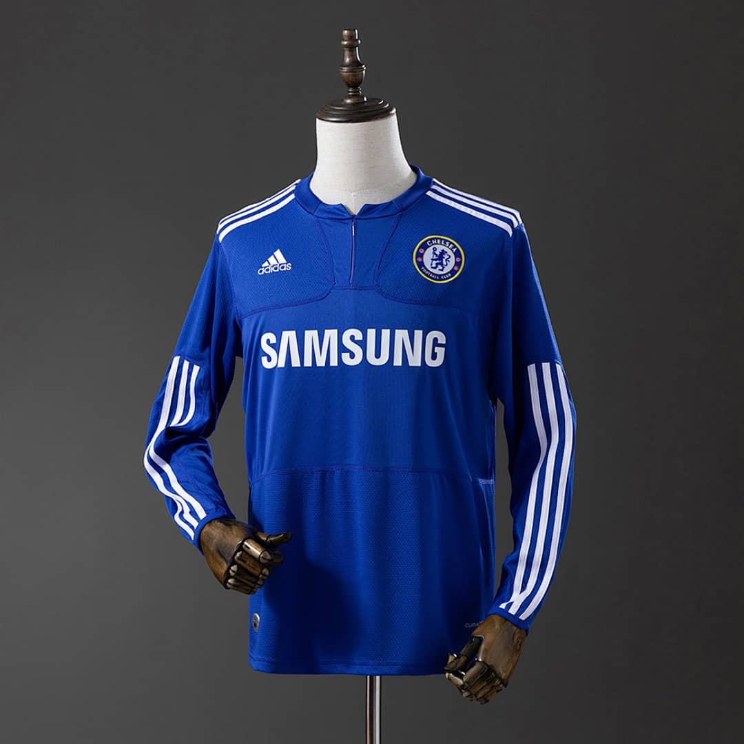 Camisola Principal do Chelsea 2009/2010 (Retro, Manga Longa)