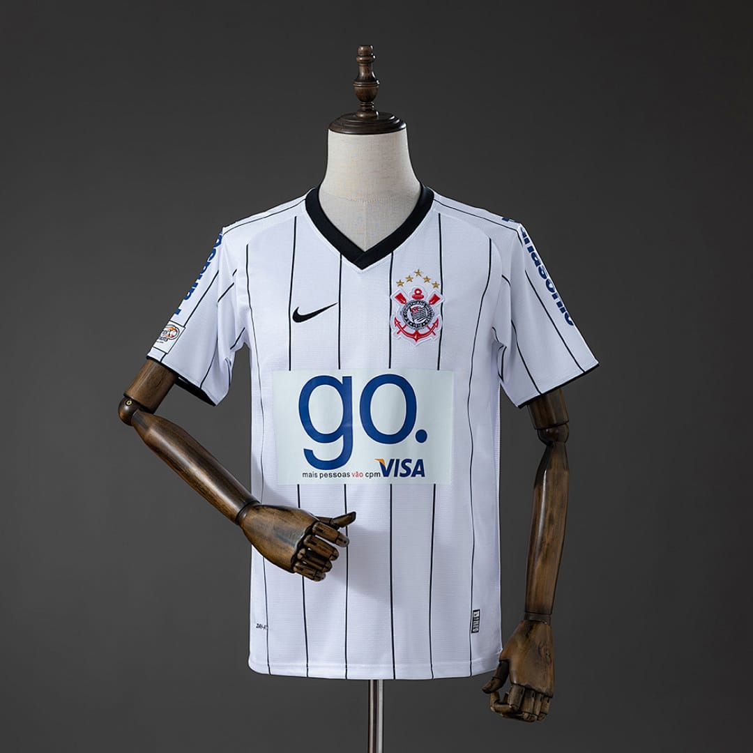 Camisola Pré-Época Principal Corinthians 2009 Retro - Vista 1