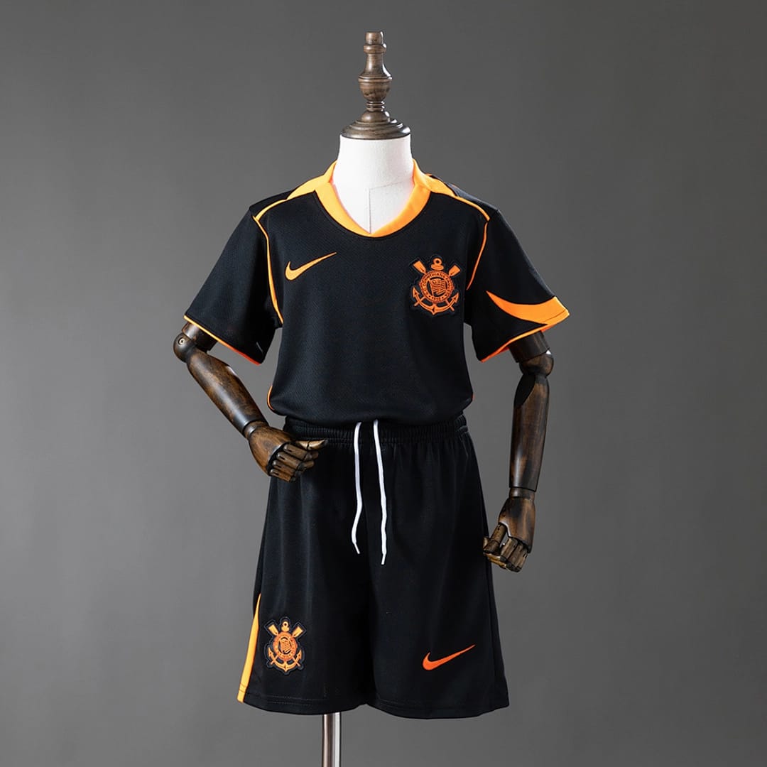 Kit Crianca Corinthians Terceira 2025/2026 - Vista 1