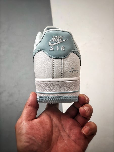 Drake x Air Force 1 Low Branco e Azul Gelo - Vista 3