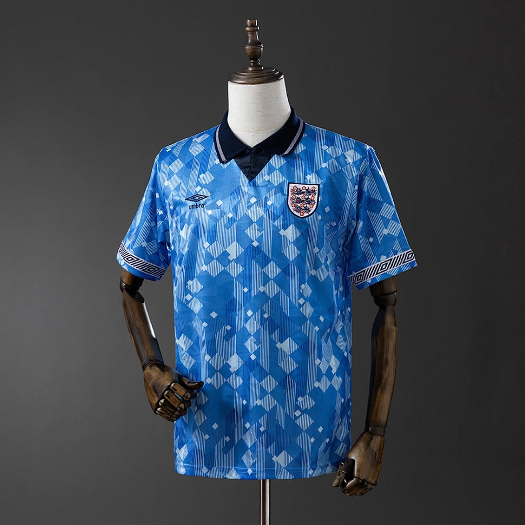 Camisola 2ª Alternativa da Inglaterra 1990 (Retro) - Vista 1