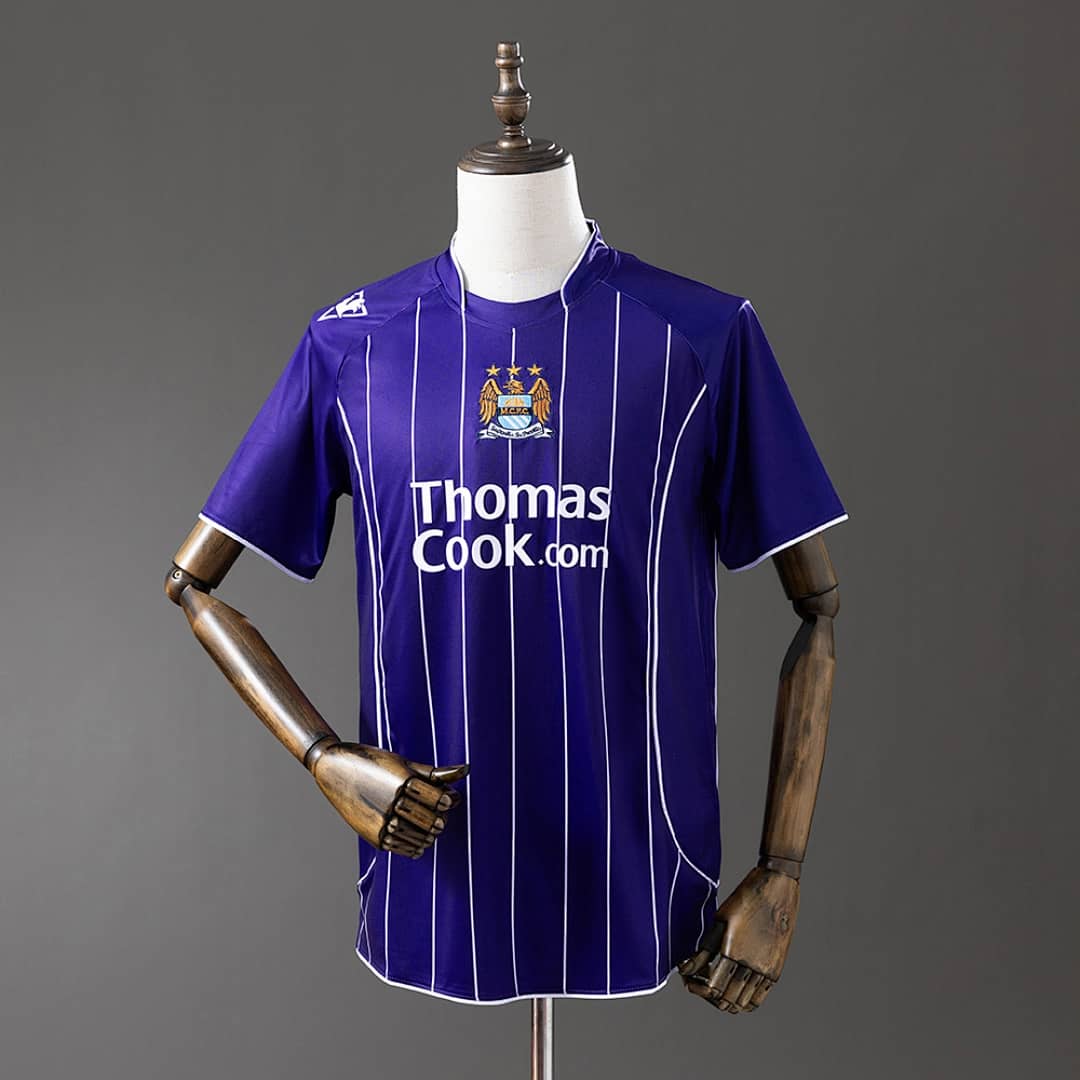 Camisola Alternativa do Manchester City 2007/2008 (Retro)