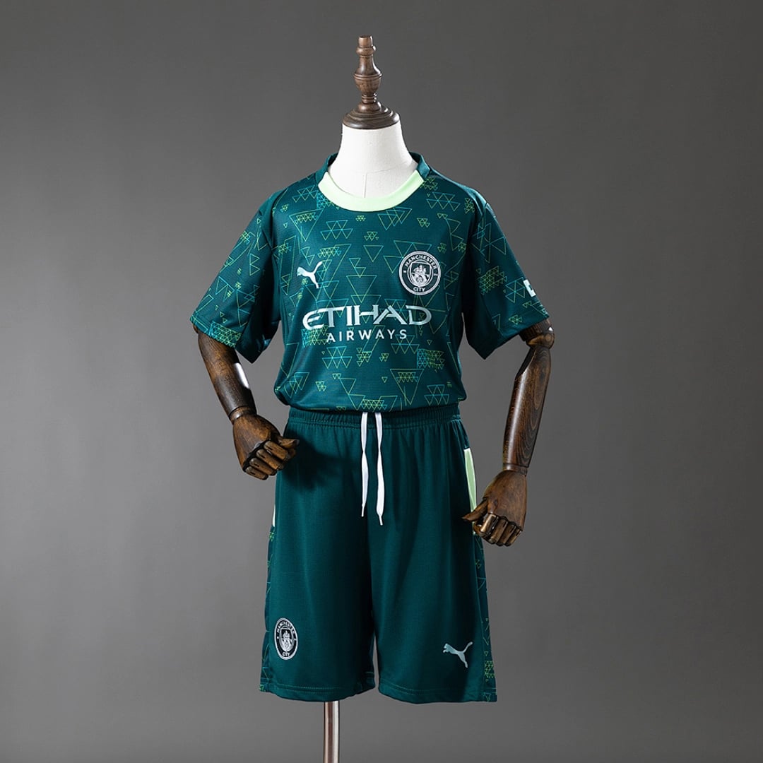 Kit Crianca Manchester City Quarta 2025/2026 - Vista 1
