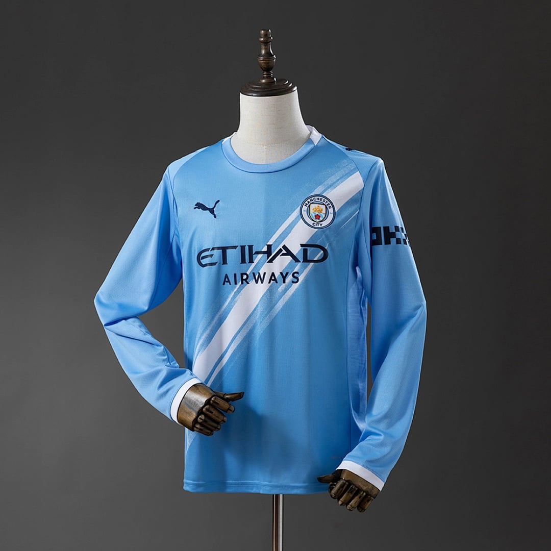 Camisola Principal do Manchester City 2025/2026 (Manga Longa) - Vista 1