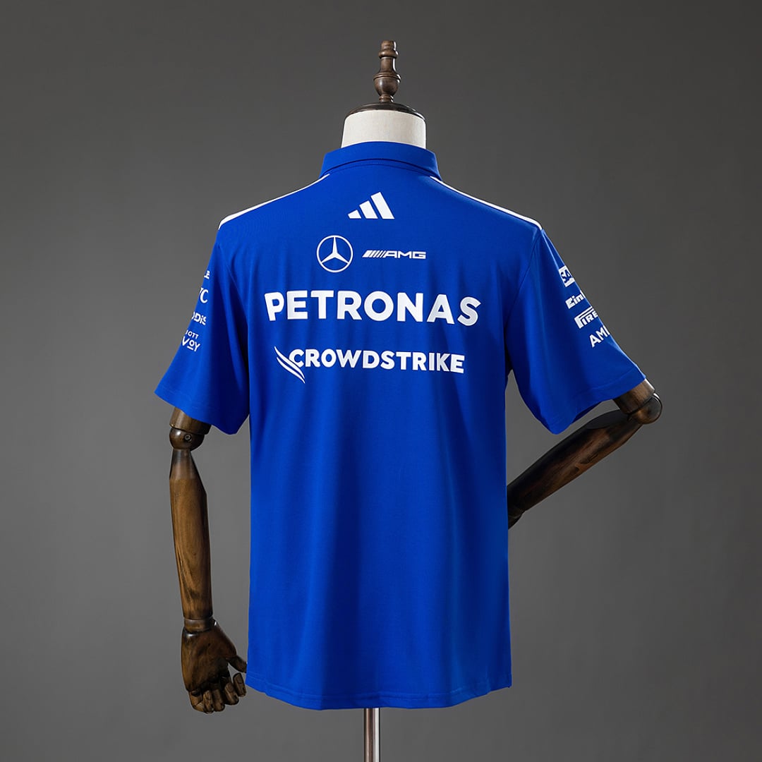 Polo Mercedes-AMG F1 Fato de Corrida Azul 2026 - Vista 2