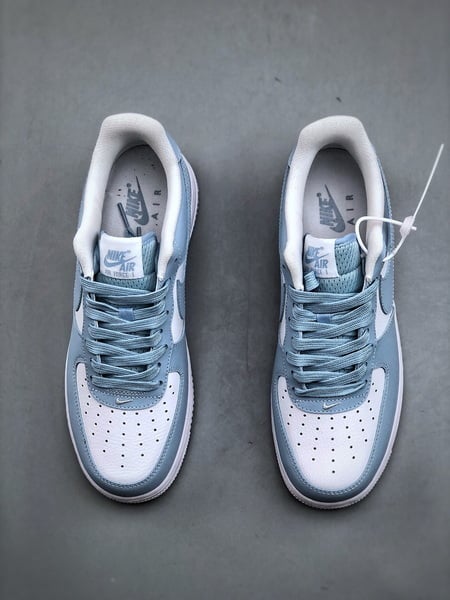 Nike Air Force 1 Low 07 Branco e Azul - Vista 6