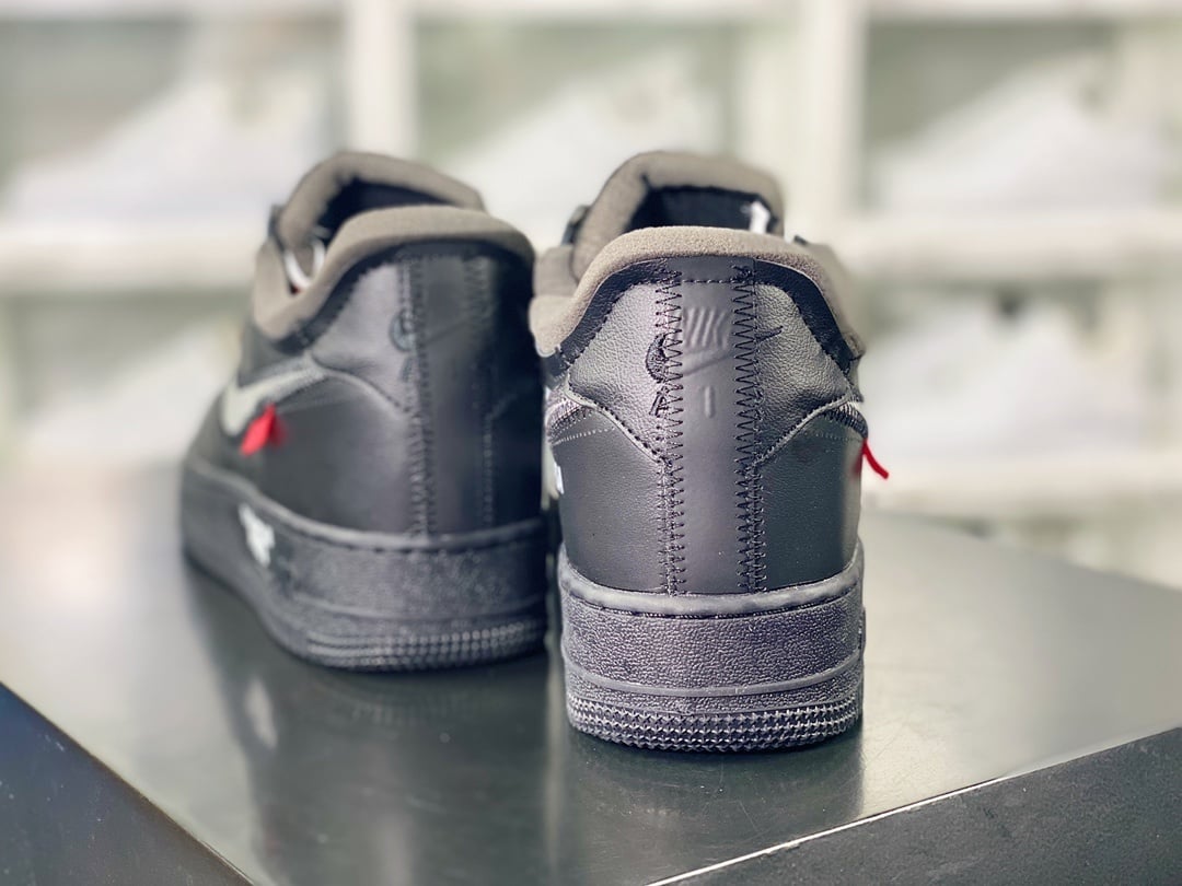 Nike OW Preto com Laranja e Prata Hook - Vista 7