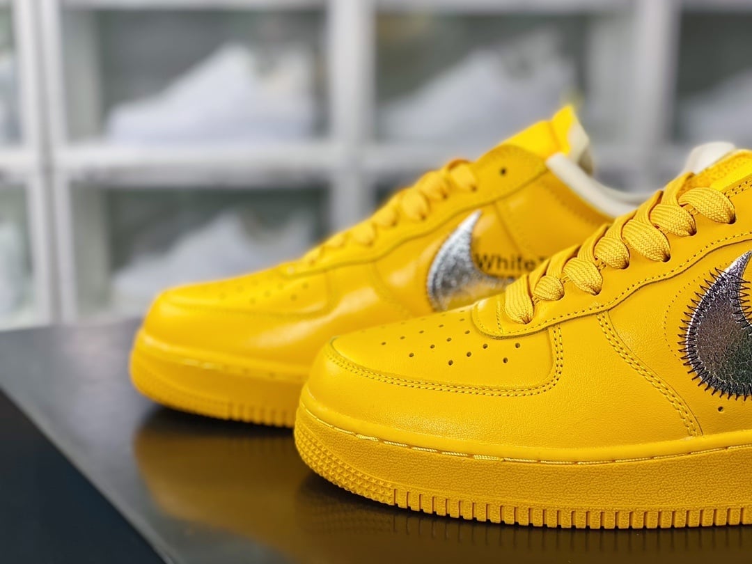 Nike OW Universidade Ouro e Prata Hook - Vista 8