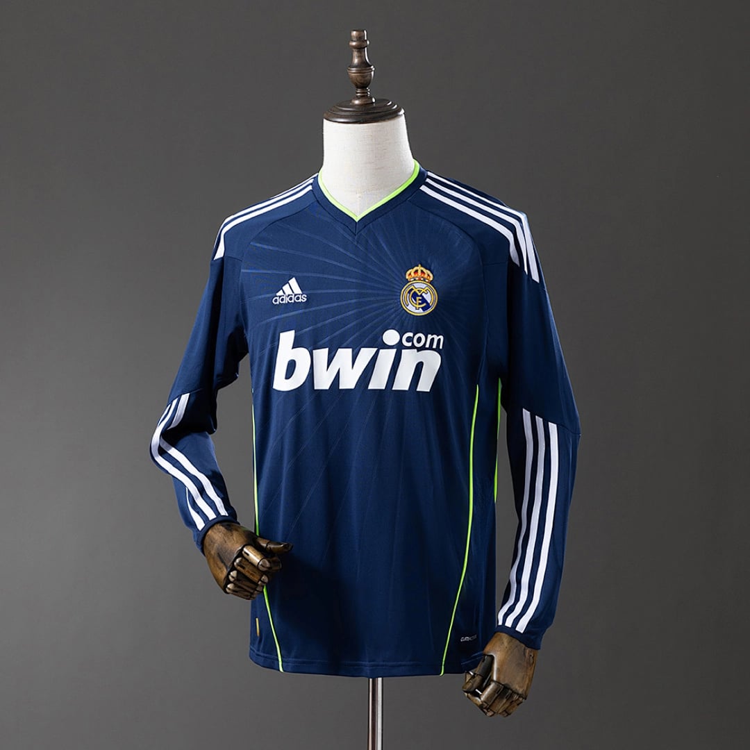 Camisola Alternativa do Real Madrid 2010/2011 (Retro, Manga Longa) - Vista 1
