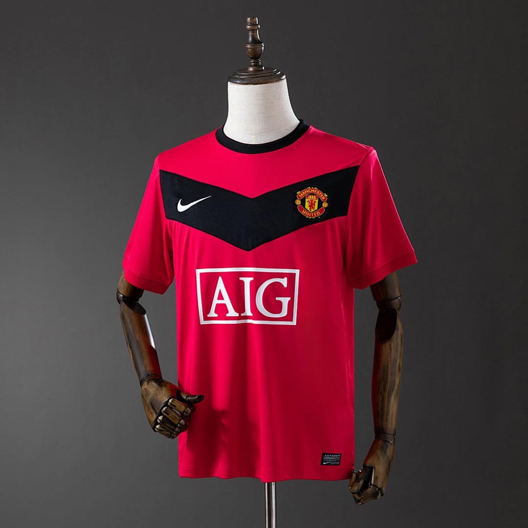 Camisola Principal do Manchester United 2009/2010 (Retro) - Vista 1