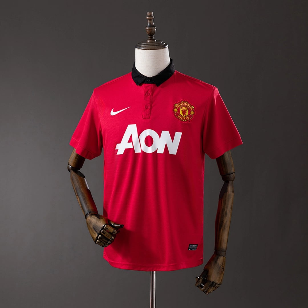 Camisola Principal do Manchester United 2013/2014 (Retro) - Vista 1