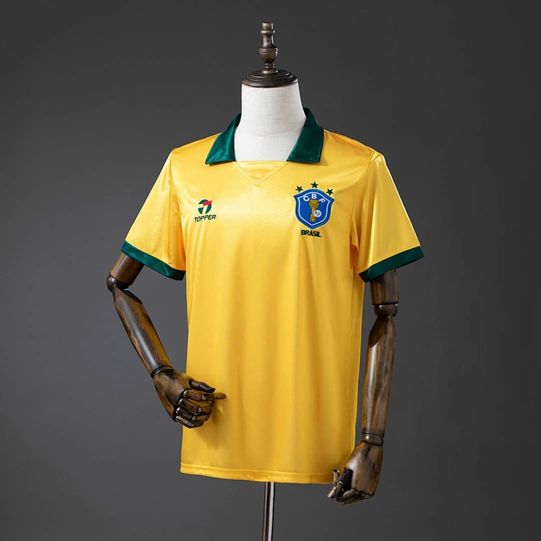 Camisola Principal do Brasil 1988 (Retro)