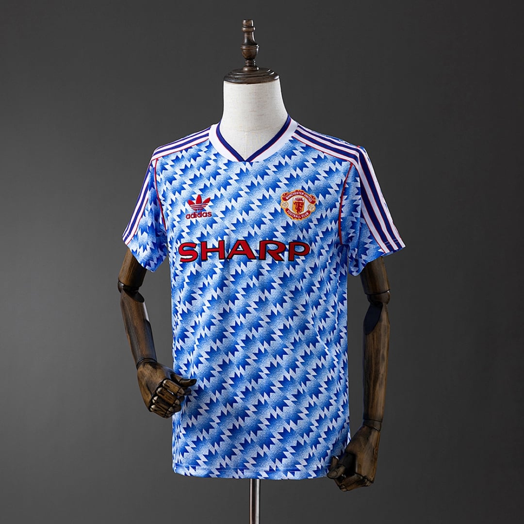 Camisola Alternativa do Manchester United (Retro) (3) - Vista 1