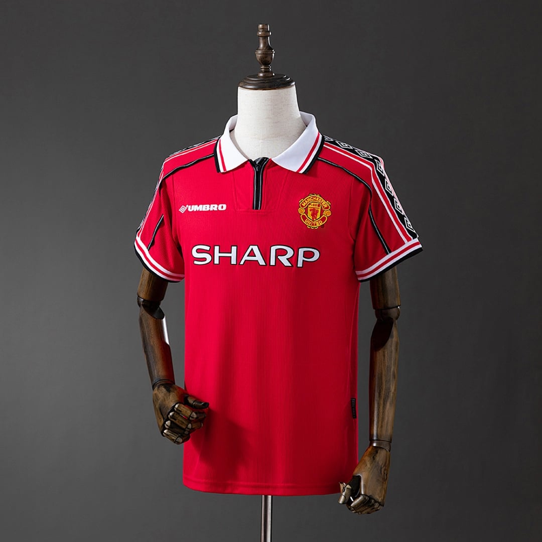 Camisola Principal do Manchester United 1998/1999 (Retro) - Vista 1
