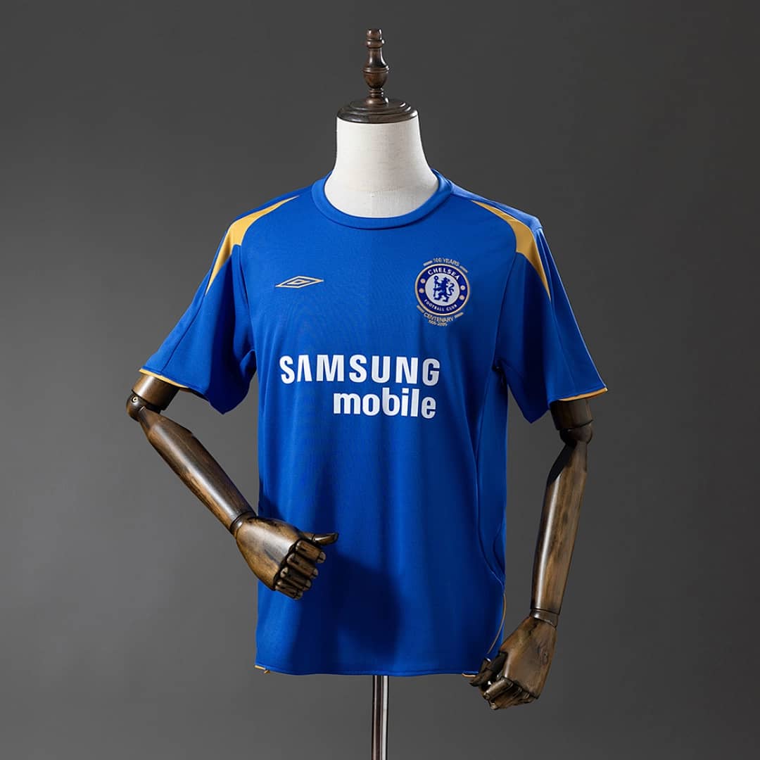 Camisola Principal do Chelsea 2005/2006 (Retro)
