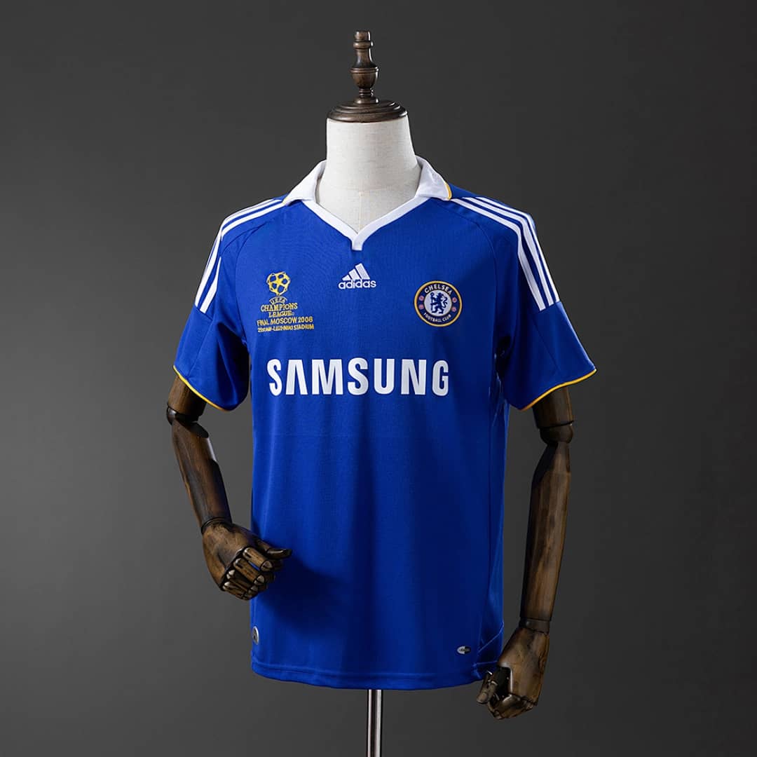 Camisola Principal do Chelsea 2008/2009 (Retro)