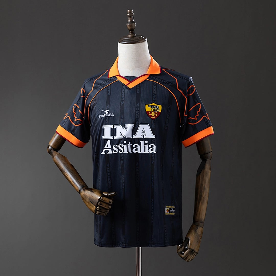 Camisola Alternativa do AS Roma 1999/2000 (Retro) - Vista 1