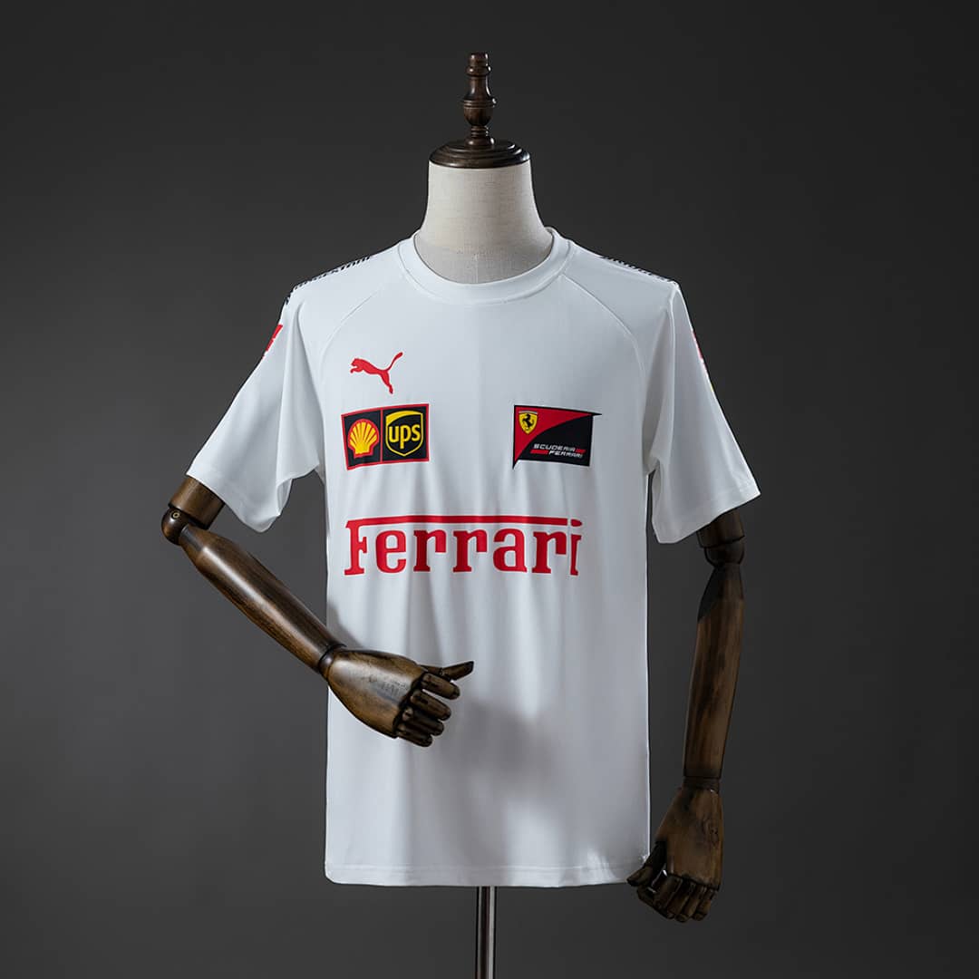 T-Shirt Ferrari F1 Branco 2025