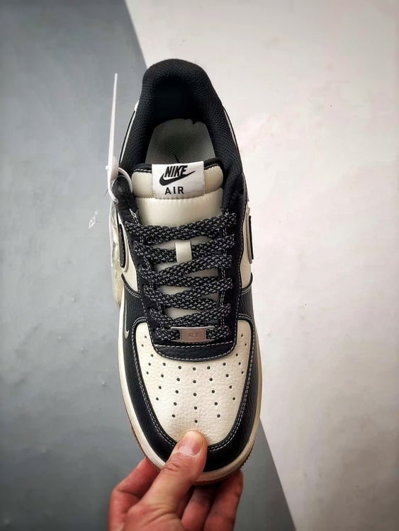 Stussy x Air Force 1 Low Branco e Preto - Vista 9