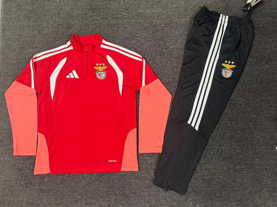 Conjunto fato de Treino SL Benfica 2026/2027 Vermelho - Vista 1