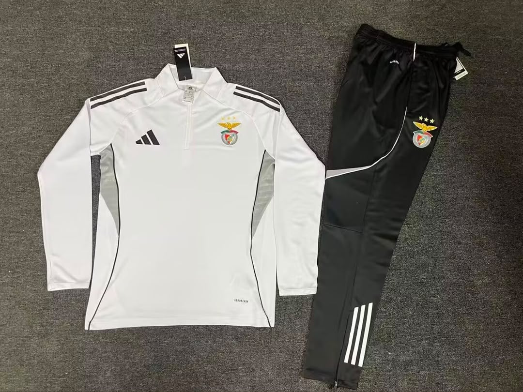 Fato de Treino SL Benfica 2025/2026 Branco - Vista 1