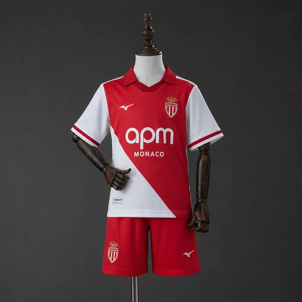 Kit Criança AS Monaco 2026/2027 Principal