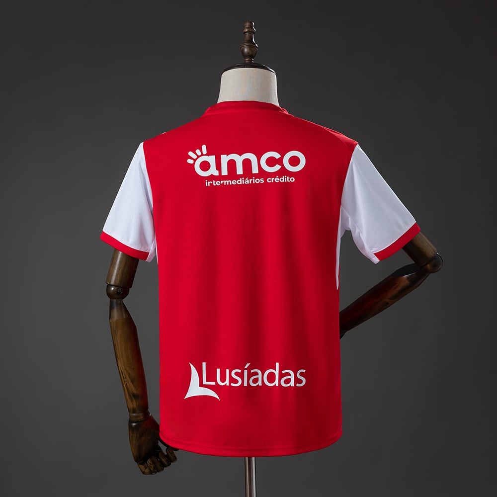 Camisola SC Braga 2026/2027 Principal Vermelha - Vista 2