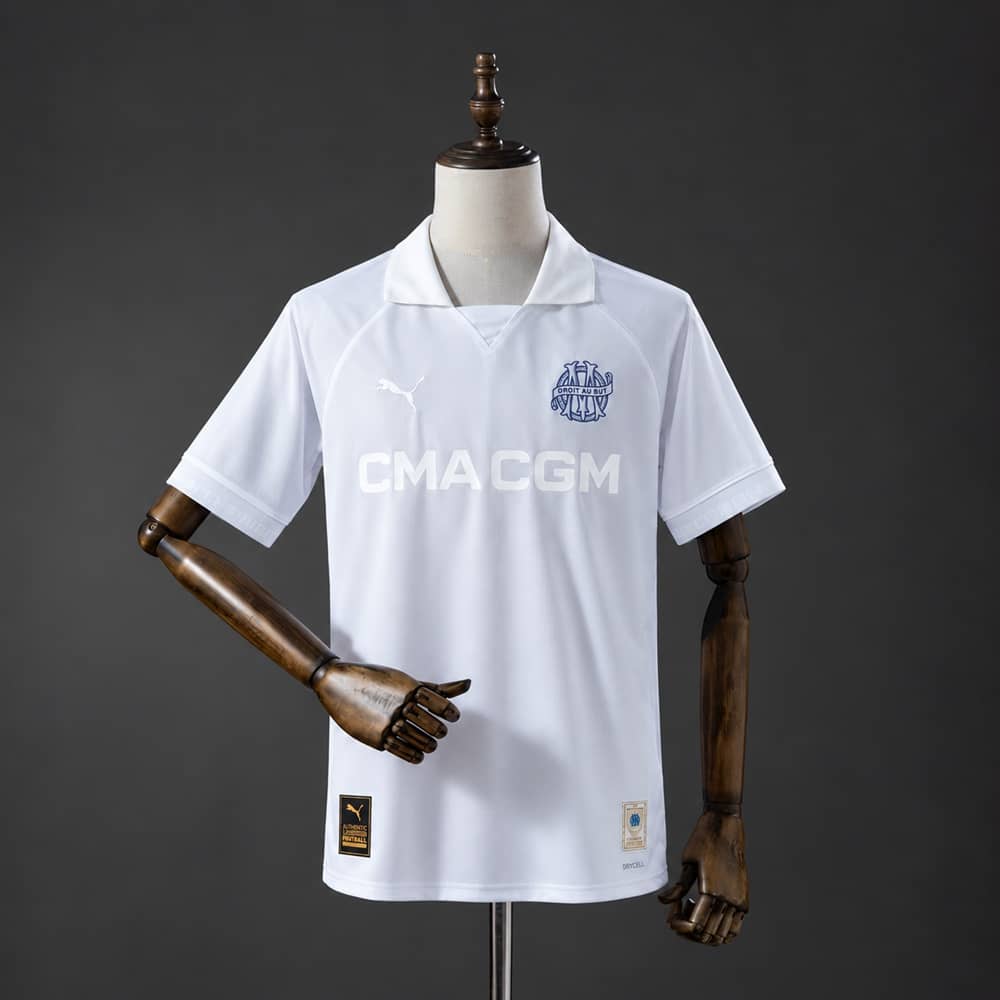 Camisola Olympique de Marseille 125.º Aniversário Branca