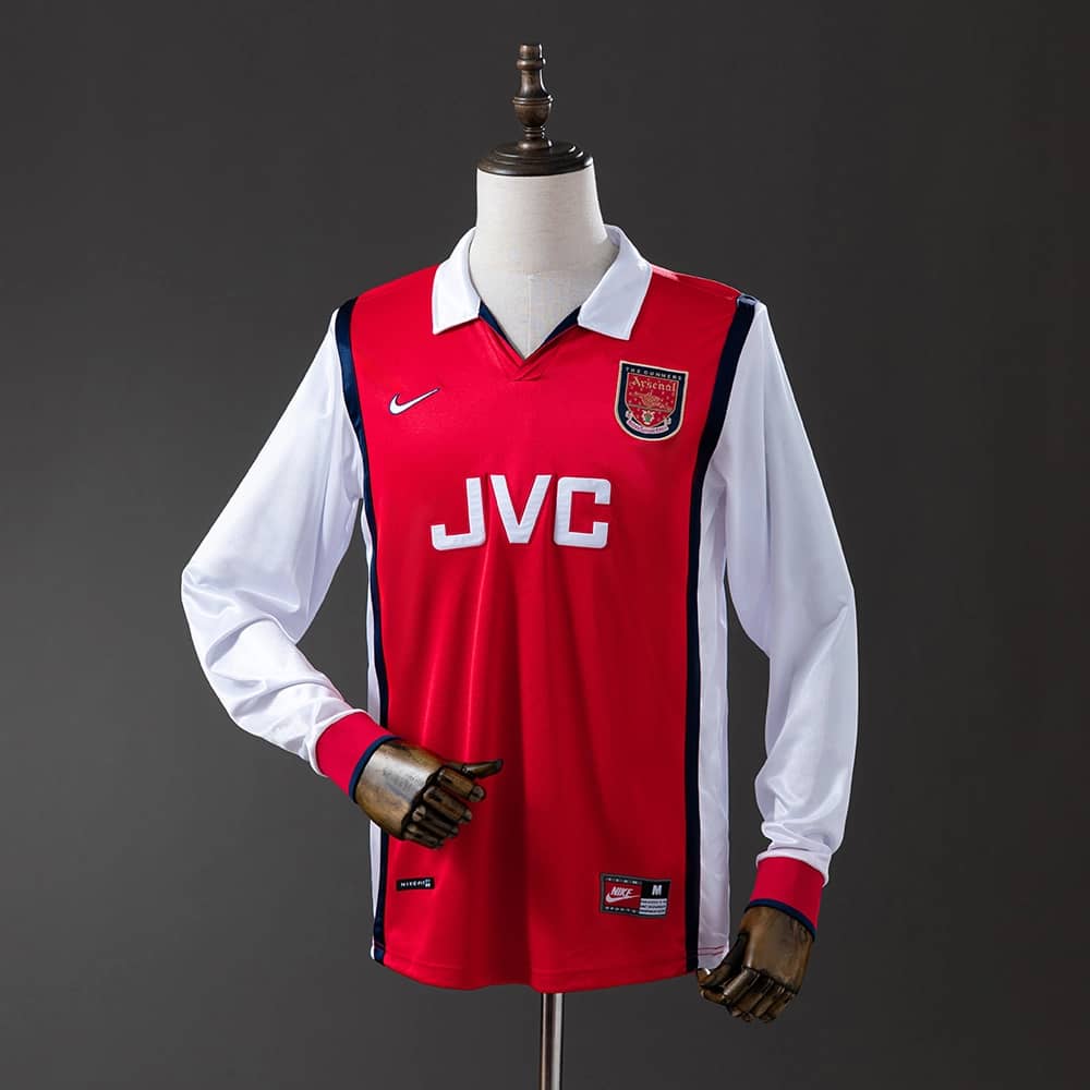 Camisola Arsenal 1998/99 Principal Manga Comprida Retro